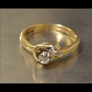 Lovestory bridal set 14k gold